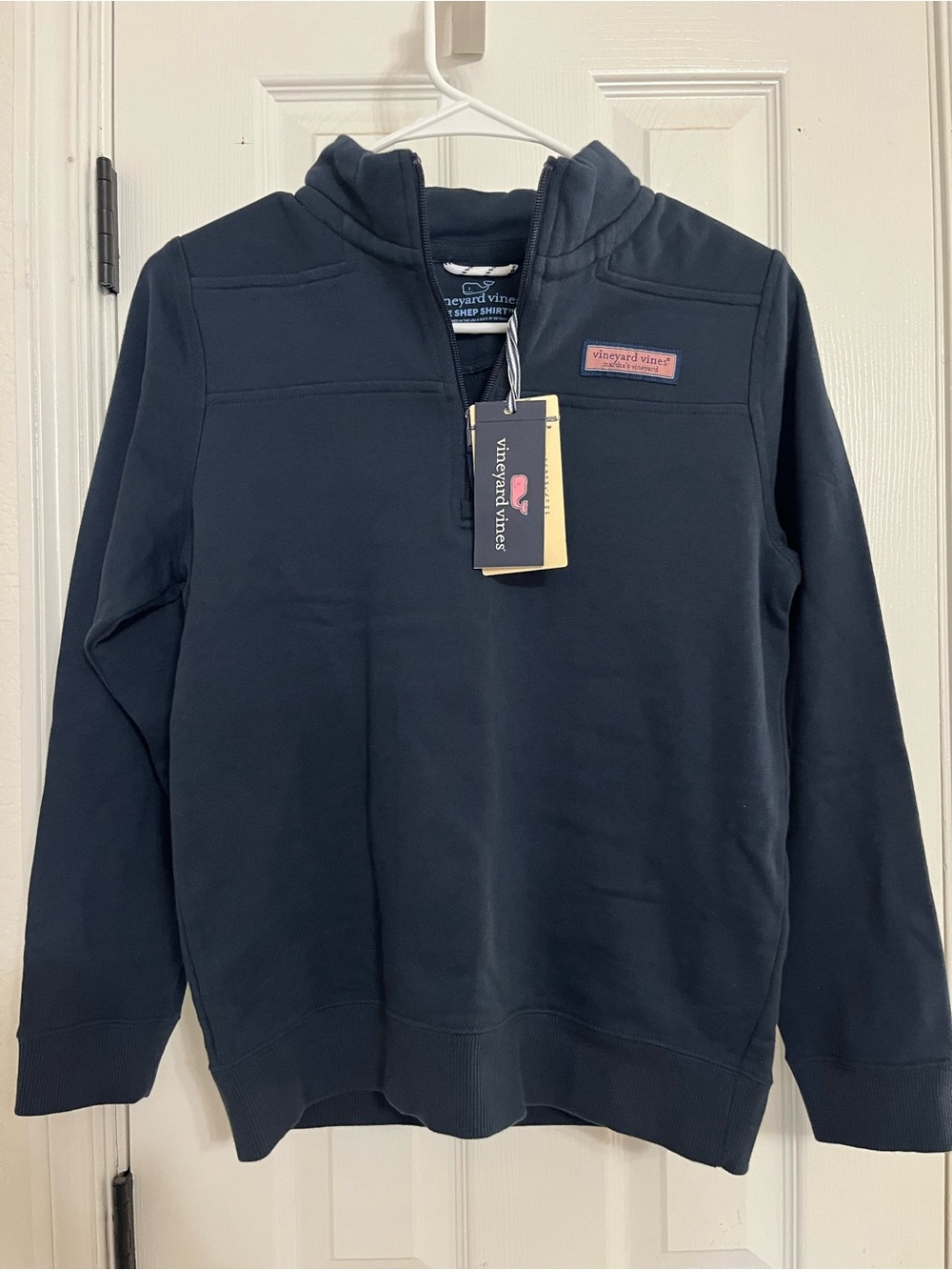 Vineyard Vines Navy Quarter-Zip Sweater